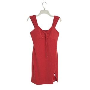 No Boundaries Red Mini Dress